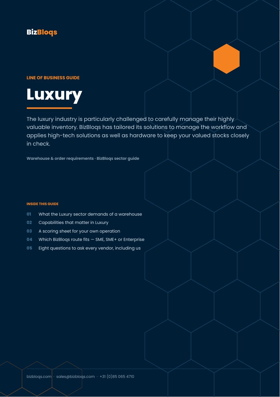 Luxury — Warehouse & Order Requirements