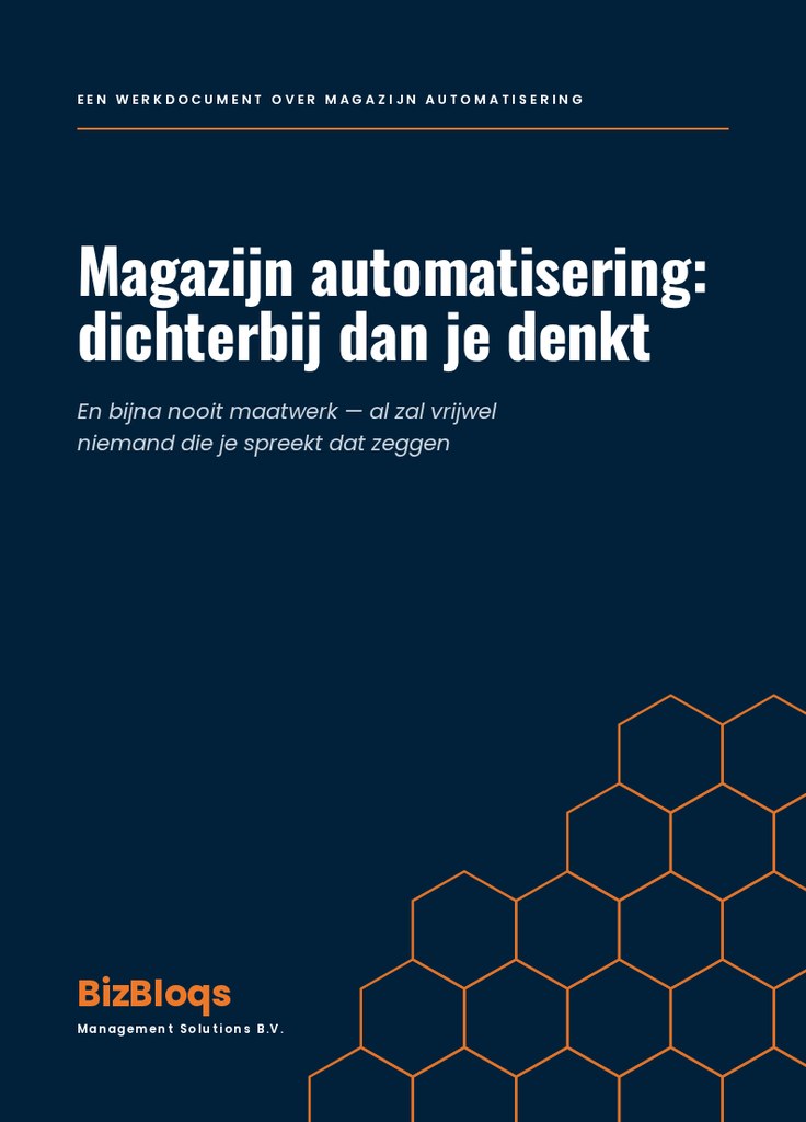 Magazijn automatisering: dichterbij dan je denkt
